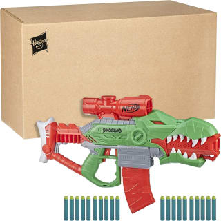 Nerf Dinosquad Rex Rampage met 20 Nerf-darts voor €11,94 bij Amazon