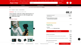 GoPro Hero 13 Black por 350,22€