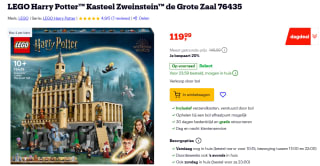 LEGO Harry Potter™ Kasteel Zweinstein™ de Grote Zaal voor €119,99 bij Bol