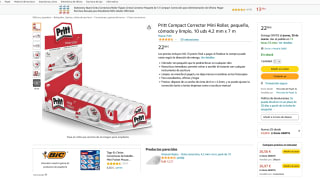 Corrector Pritt Compact Mini Roller 10 unidades 4.2mmx7m por 22€