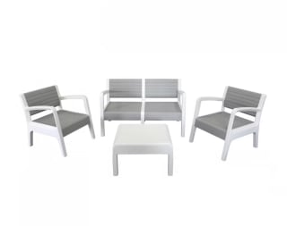 Conjunto exterior Valencia/ Miami mesa sofa y sillas por solo 109€
