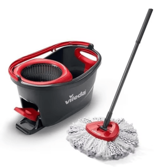 Vileda Turbo 3en1 Mopa de suelo con escurridor giratorio y cubo con pedal por 33,67€