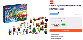 LEGO City Adventkalender 2023 voor €18,95 bij iBood