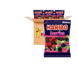 Berries Original Haribo 100 gramos caja 18 unidades por 9.89€