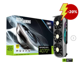 Ti Trinity OC Tarjeta grafica Zotac GeForce RTX 4070 12GB por 759,92€