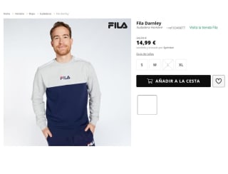 Sudadera Fila Hombre por solo 13,50€
