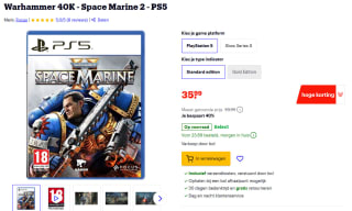 Warhammer 40K - Space Marine 2 (PS5) voor €35,99 bij Bol