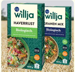 Willja haverrijst of granenmix met 50% cashback