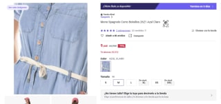 Mono Spagnolo Corto Bolsillos por 9,44€