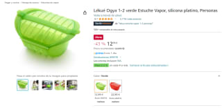 Lékué Ogya 1-2 verde Estuche Vapor por 12,99€