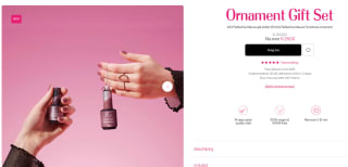 Pink Gellac Ornament gift set voor €29