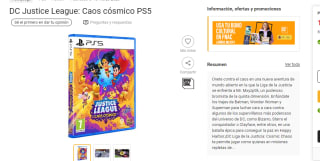 PS5 - DC Justice League: Caos cósmico por 19,99€