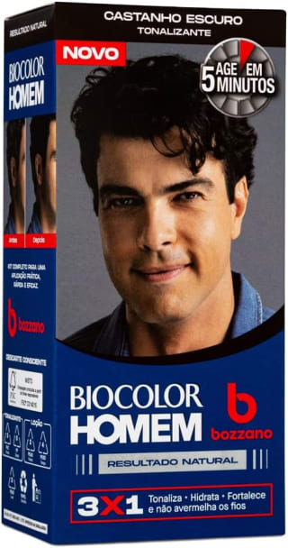 Tonalizante De Cabelo Masculino da Bozzano - R$ 18,26