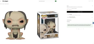 Figura Funko POP El Señor De Los Anillos Gollum por solo 6,95€