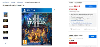 Videojuego Octopath Traveler II para PS5, PS4 y Nintendo por 39,99€