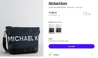 Bandolera Michael Kors SPORT MD MESSENGER por 77€