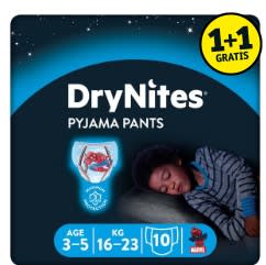 Drynites nachtbroekjes 1+1 gratis bij Kruidvat