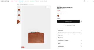 Monedero tarjetero Springfield por solo 3,99€