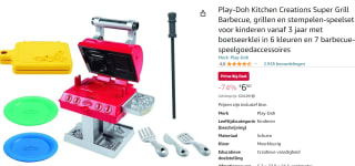 Play-Doh Super Grill Barbecue - Klei Speelset voor €6,60 bij Amazon