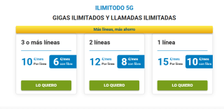 DIGI gigas ilimitados y llamadas ilimitadas por 6€