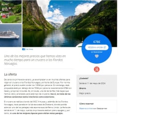 Crucero a Fiordos Noruegos y Escocia en primavera desde 678€