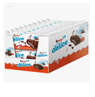Caja KINDER DELICE de Cacao 20 unidades por 8.09€