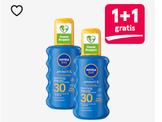 1 + 1 gratis op alle Nivea producten bij Etos
