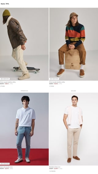 Hasta -90% de Descuento Ellos desde Fifty.