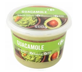 Guacamole 500gr por 1,99€ y segunda unidad menos 70%