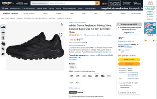 Zapatillas adidas Terrex Anylander hiking mujer por 44,93€