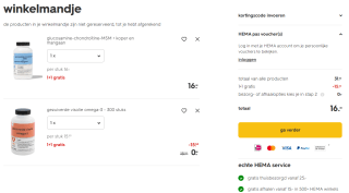 1+1 gratis op vitamines bij HEMA