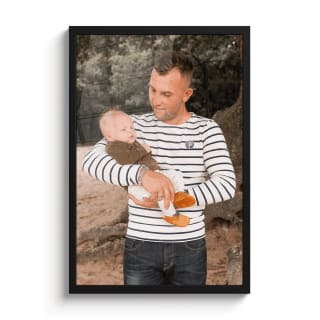 Gepersonaliseerde fotolijst met 75% korting bij FotoCadeau