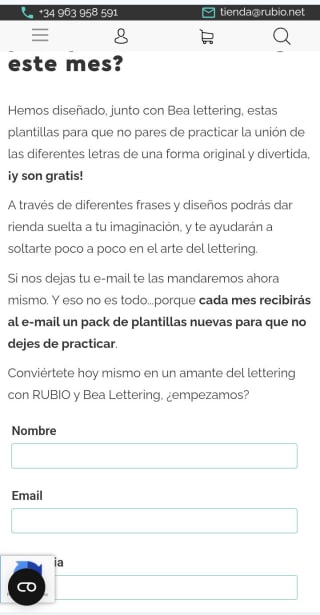 Plantillas leterring gratis desde rubio