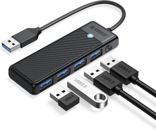 ORICO 4 Puertos USB 3.0 Data Hub, Concentrador Adaptador por 5,99€