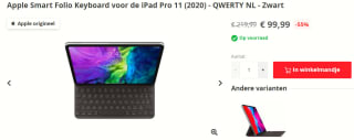 Apple Smart - Toetsenbord en foliobehuizing voor €99,99 bij Smartphonehoesjes