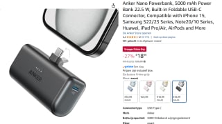 Anker Nano Powerbank 5000 mAh voor €18,99 bij Amazon
