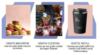 20% extra korting bij deelnemende winkels + gratis macaron & cocktail in Batavia Stad Lelystad