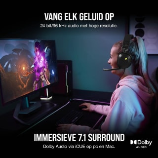 Corsair HS80 - Bedrade Gaming Headset voor €79,99 bij Amazon