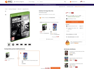 Rainbow Six Siege Xbox One por solo 2,95€