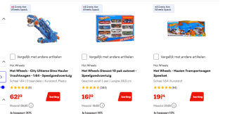 Hot Wheels Diecast 5 pak autoset gratis bij aankoop van 2 Hot Wheels items bij Bol