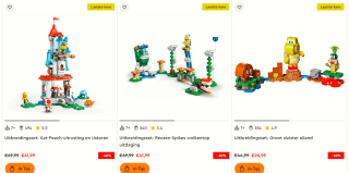 Tot 40% korting op LEGO® Super Mario bij Lego.com