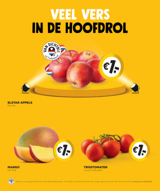 Jumbo actie de euro show 4 weken lang heel veel producten voor €1