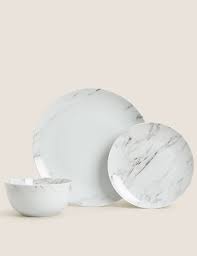12 Piece Marble Dinner Set for £23 plus Free Delivery at Marks&Spencer