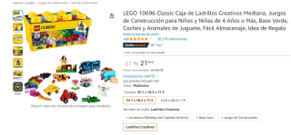LEGO Classic 10696 484 piezas por 21.99€
