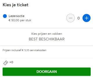 Ticket voor Stadspark Live Groningen voor €50 via Ticketmaster