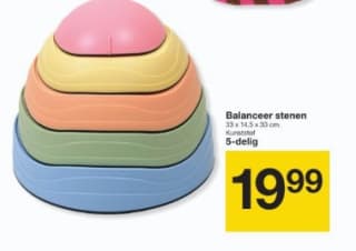 Balanceerstenen 5-delige set voor €19,99 bij de Zeeman