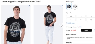 Camiseta de Dragon Ball y Sonic por solo 4,99€