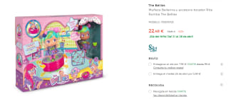 Muñeca Bailarina y accesorio tocador Rita Rumba The Bellies por 22.48€