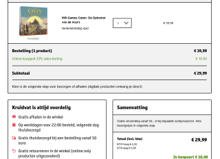 25% extra kassakorting op bord en kaartspellen bij Kruidvat