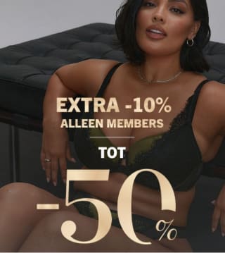 Tot 50% + 10% extra korting voor Hunkemöller members